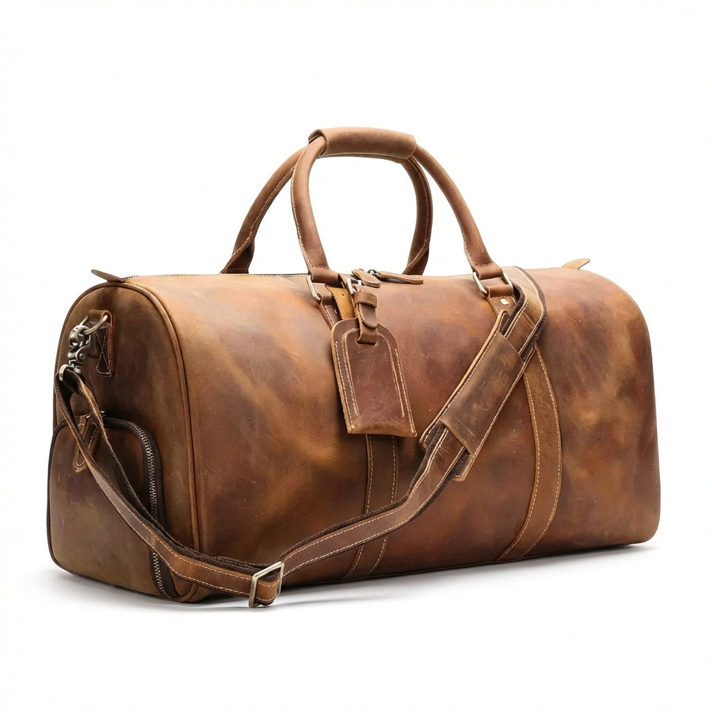 Logan | Unisex Duffel Bag With Structured Design And Durable Zip Fastening | Functional