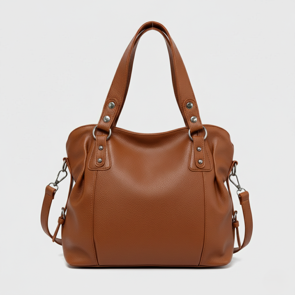 Lunelle | Women’s Handbag With Gold Buckle And Adjustable Strap | Elegant