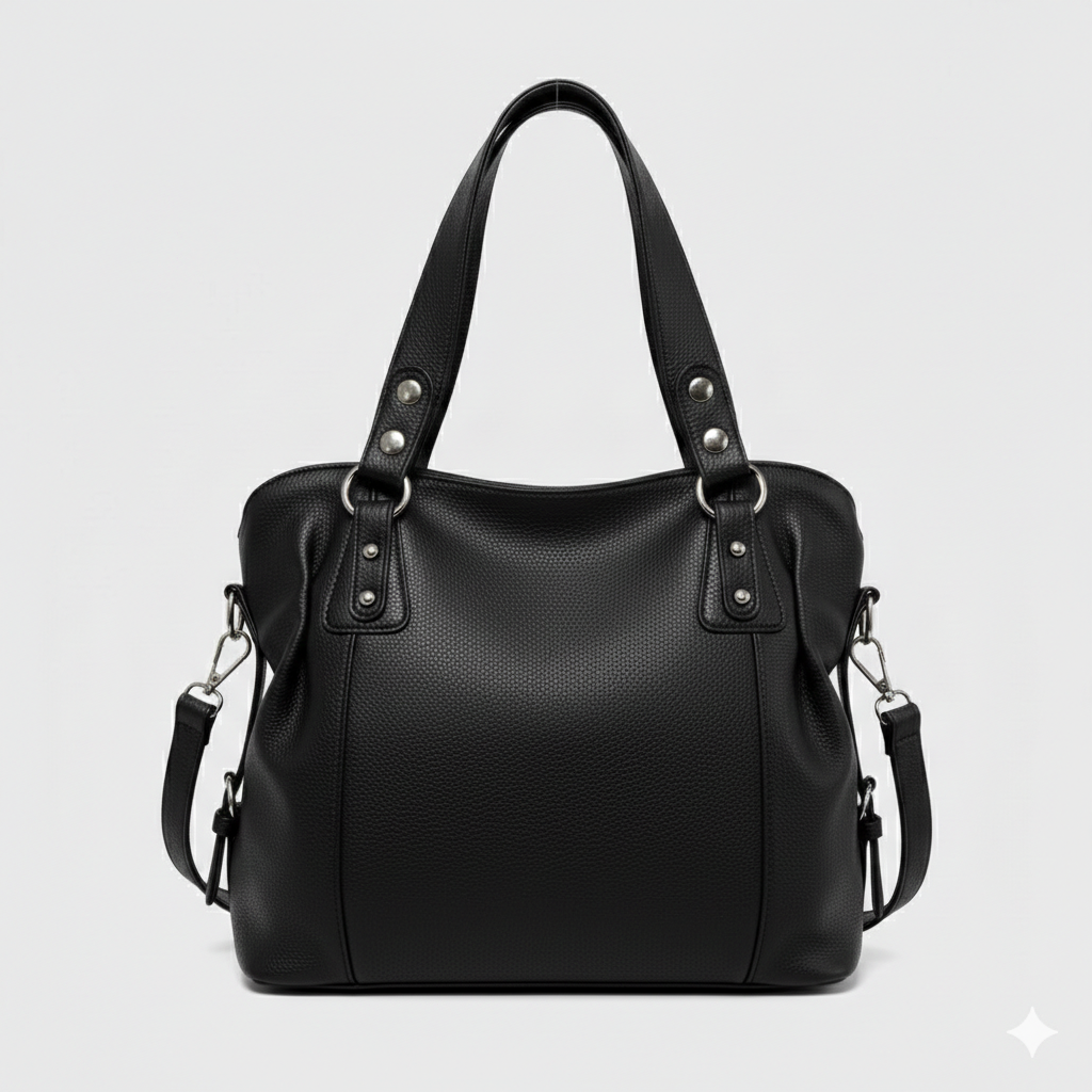 Lunelle | Women’s Handbag With Gold Buckle And Adjustable Strap | Elegant