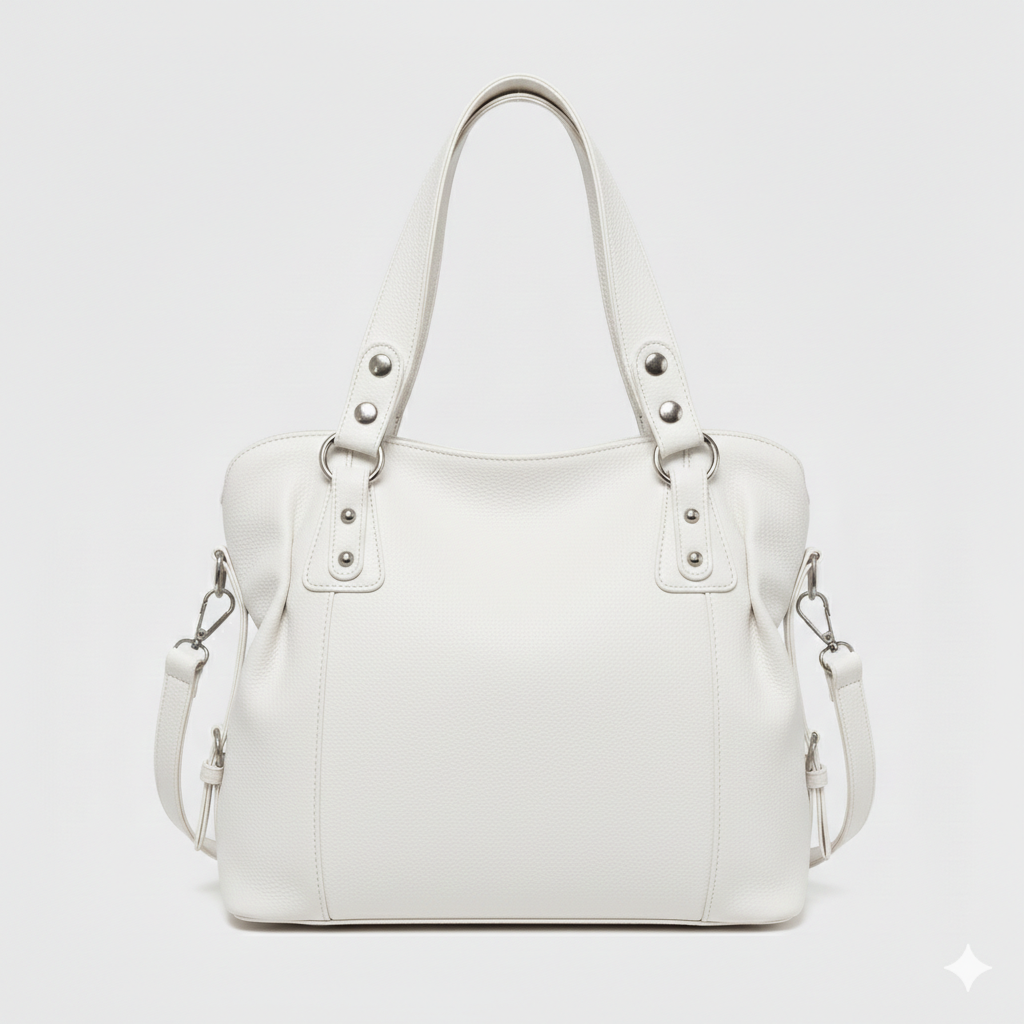 Lunelle | Women’s Handbag With Gold Buckle And Adjustable Strap | Elegant