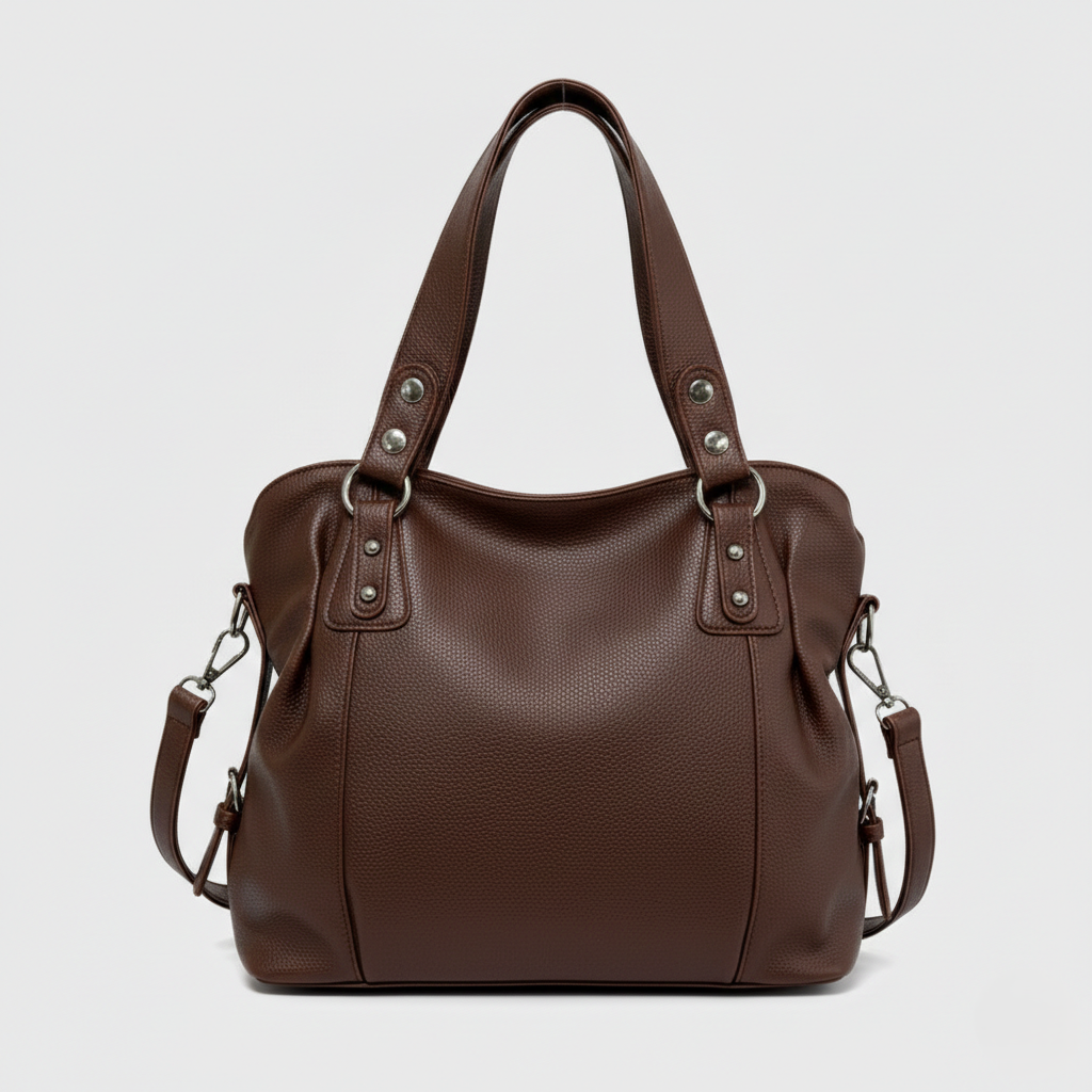 Lunelle | Women’s Handbag With Gold Buckle And Adjustable Strap | Elegant