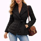 Luz | Women Jacket With Padded Quilted Fabric And Hooded Design | Winter Style