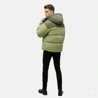 Maple & Bloom – Men’s Colour-Block Hooded Jacket