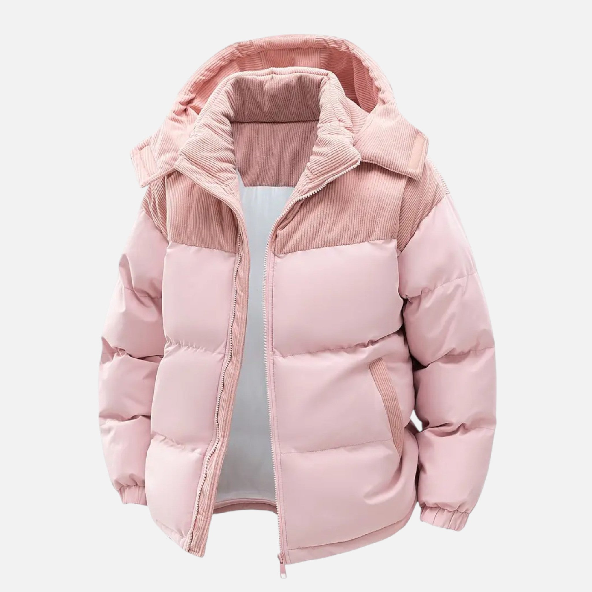 Maple & Bloom – Men’s Colour-Block Hooded Jacket