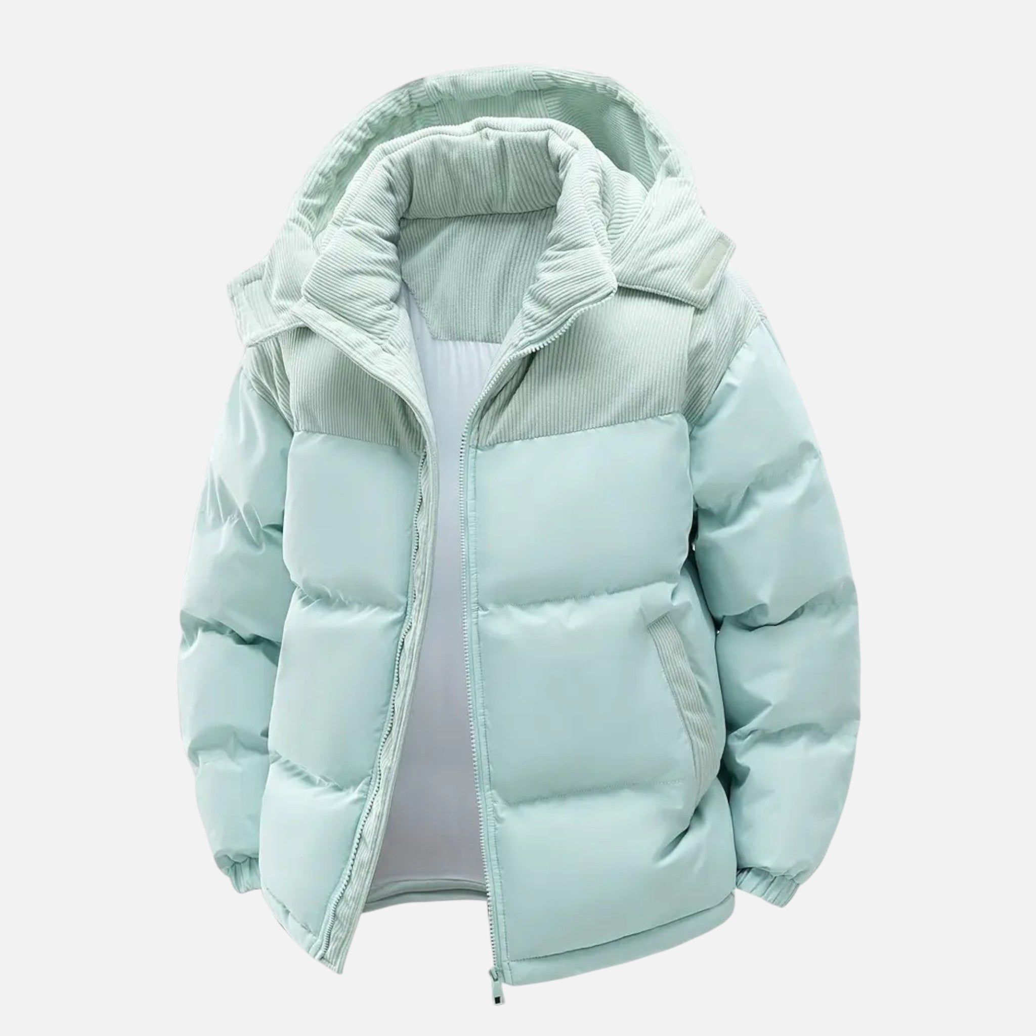 Maple & Bloom – Men’s Colour-Block Hooded Jacket