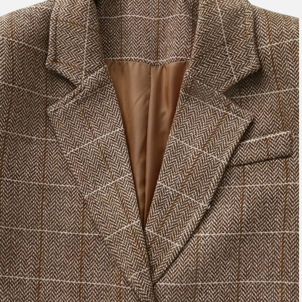 Maple & Bloom – Men’s Tweed Blazer