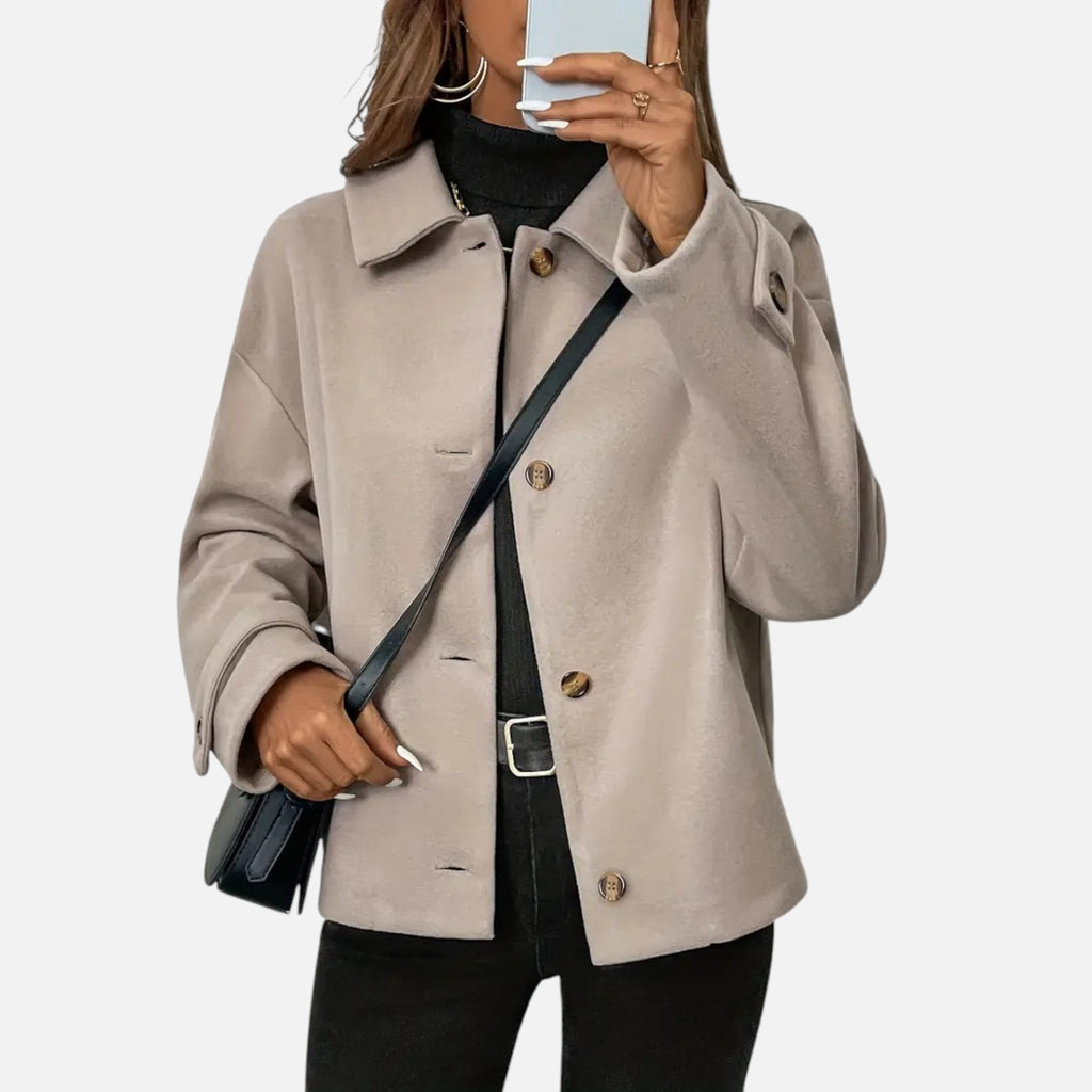 Maple & Bloom – Women’s Button-Front Coat