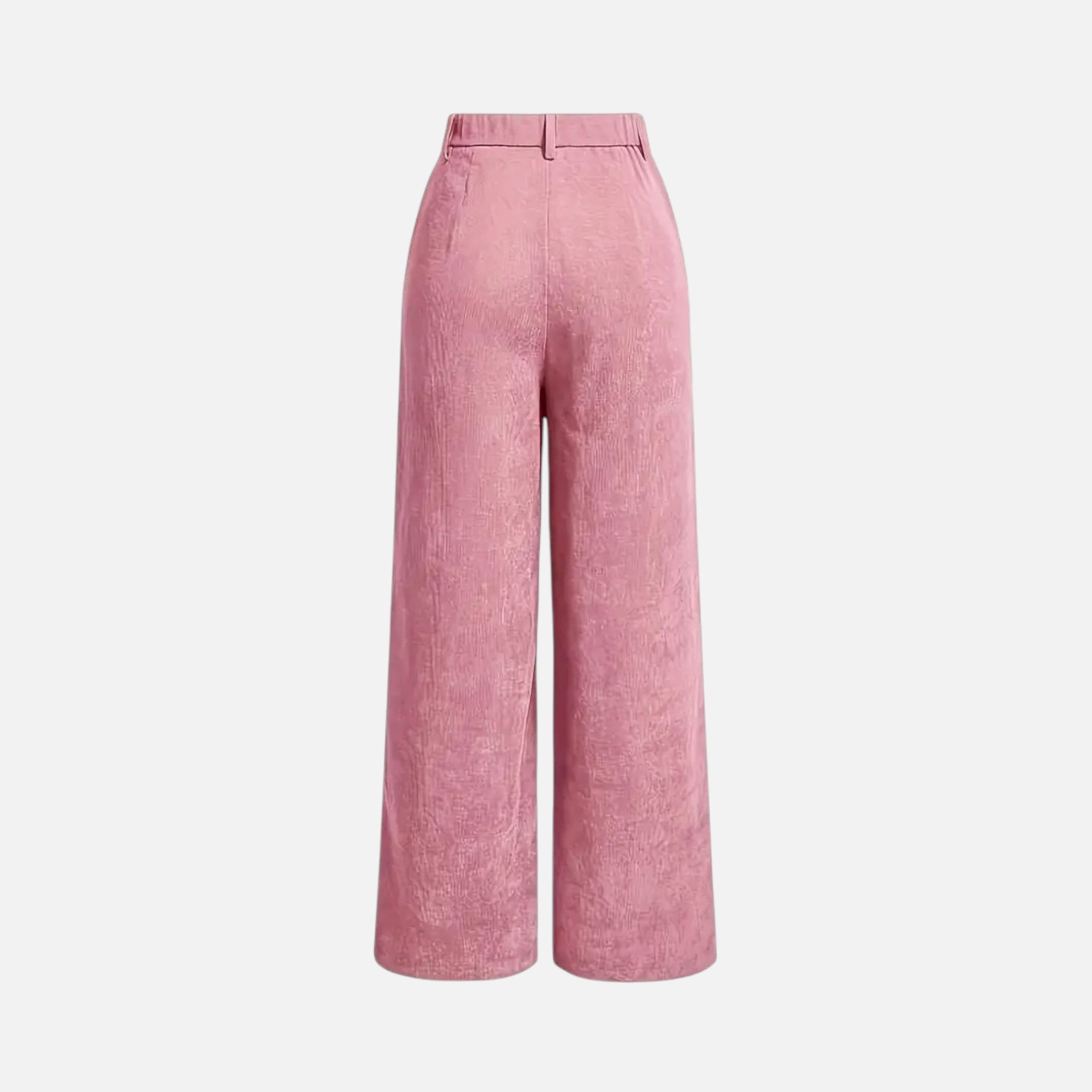 Maple & Bloom – Women’s Corduroy-Style Straight-Leg Trousers
