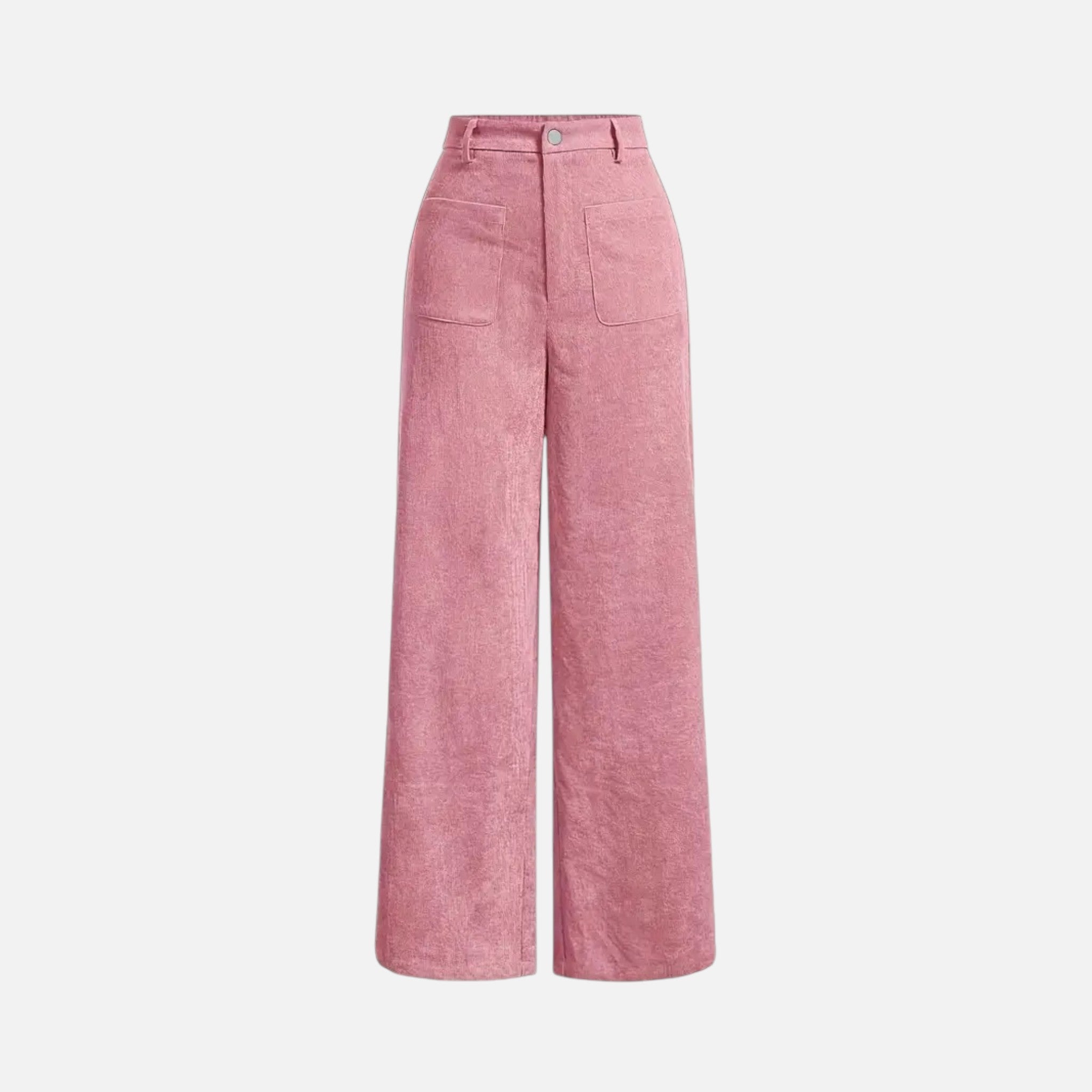 Maple & Bloom – Women’s Corduroy-Style Straight-Leg Trousers