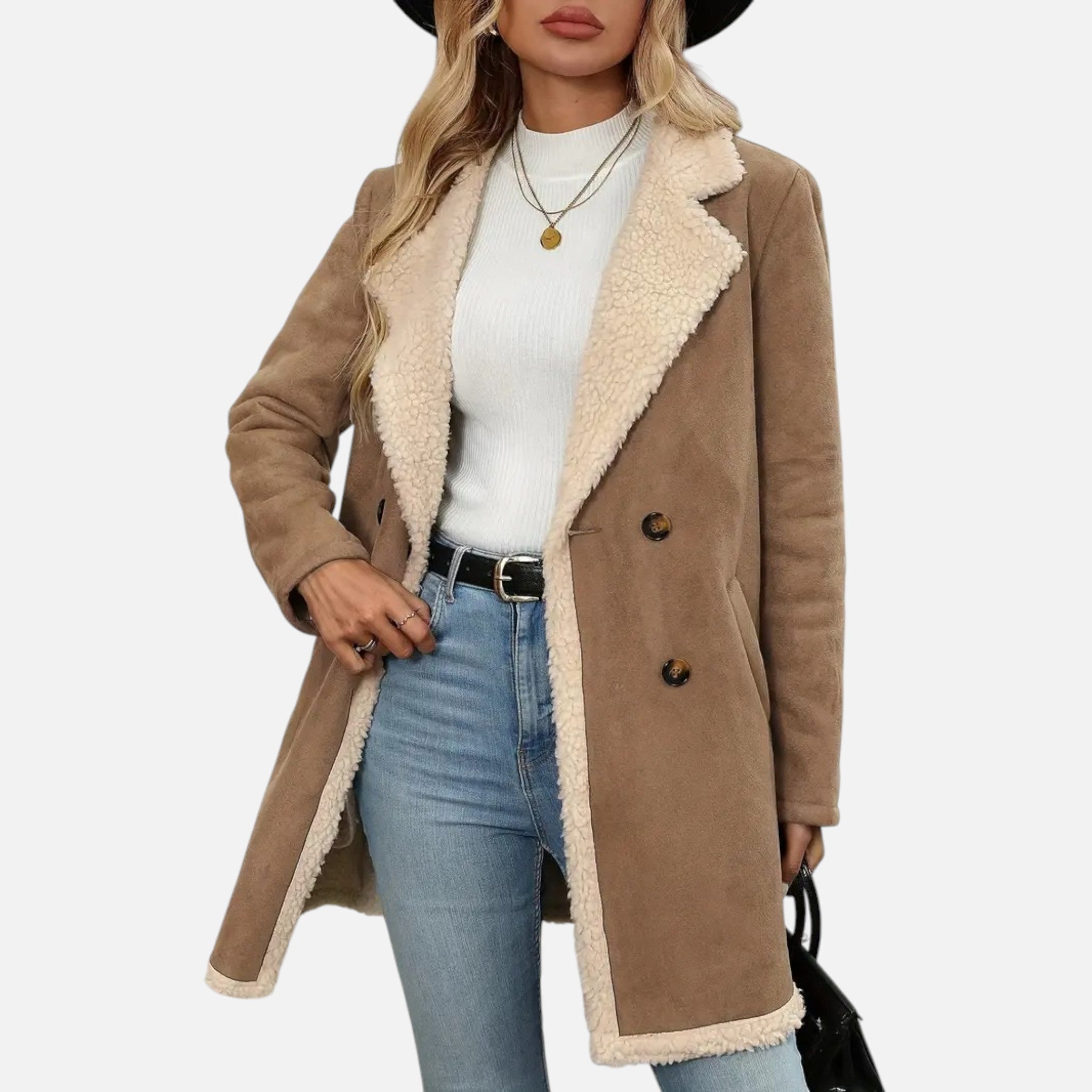 Maple & Bloom - Women’s Trench Coat-lightweight-insulated