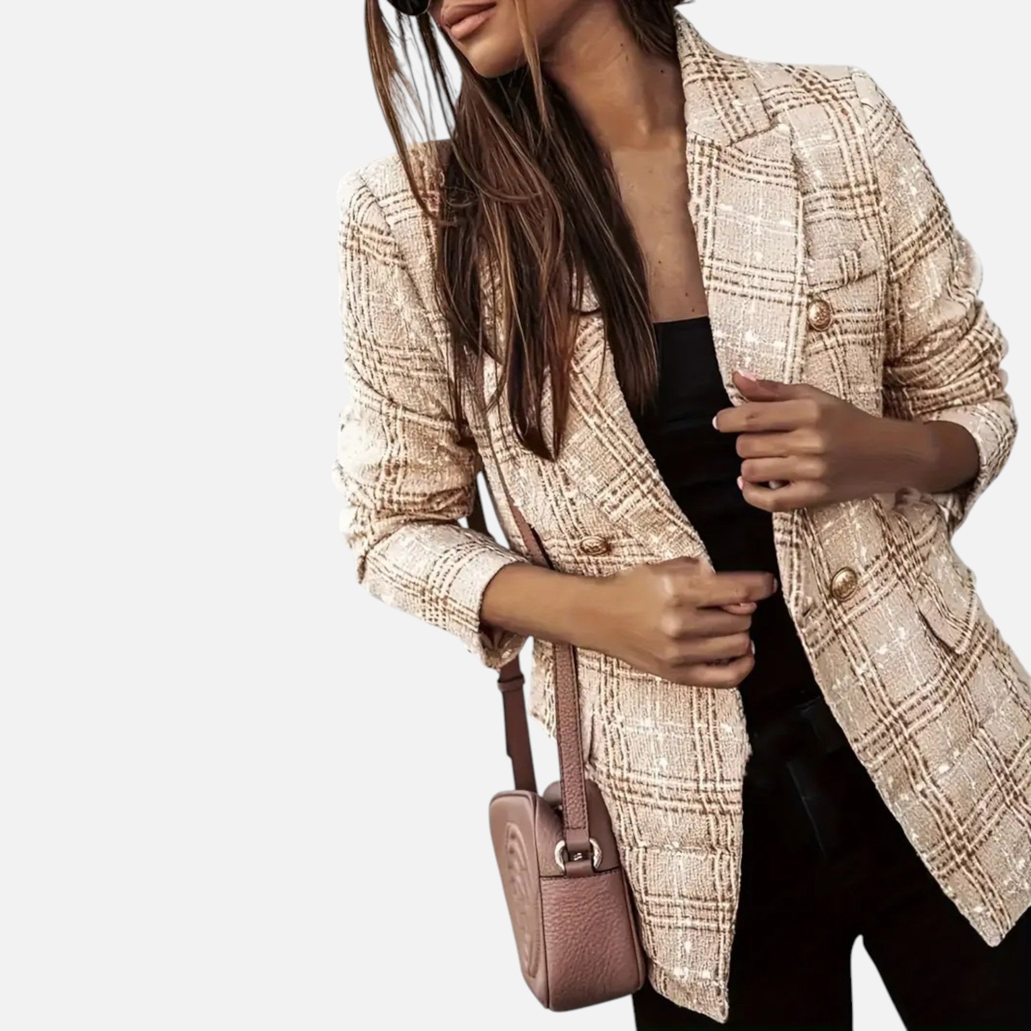 Maple & Bloom – Women’s Tweed Blazer