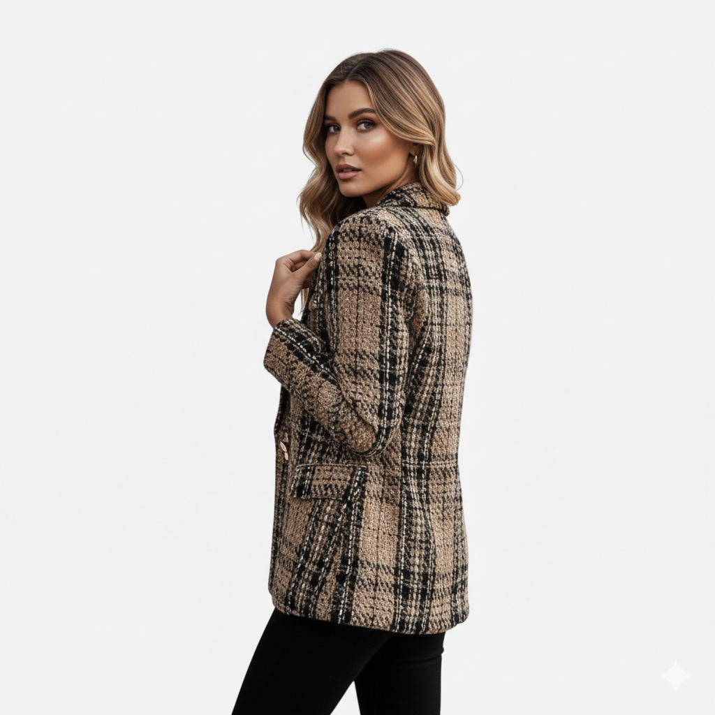 Maple & Bloom – Women’s Tweed Blazer