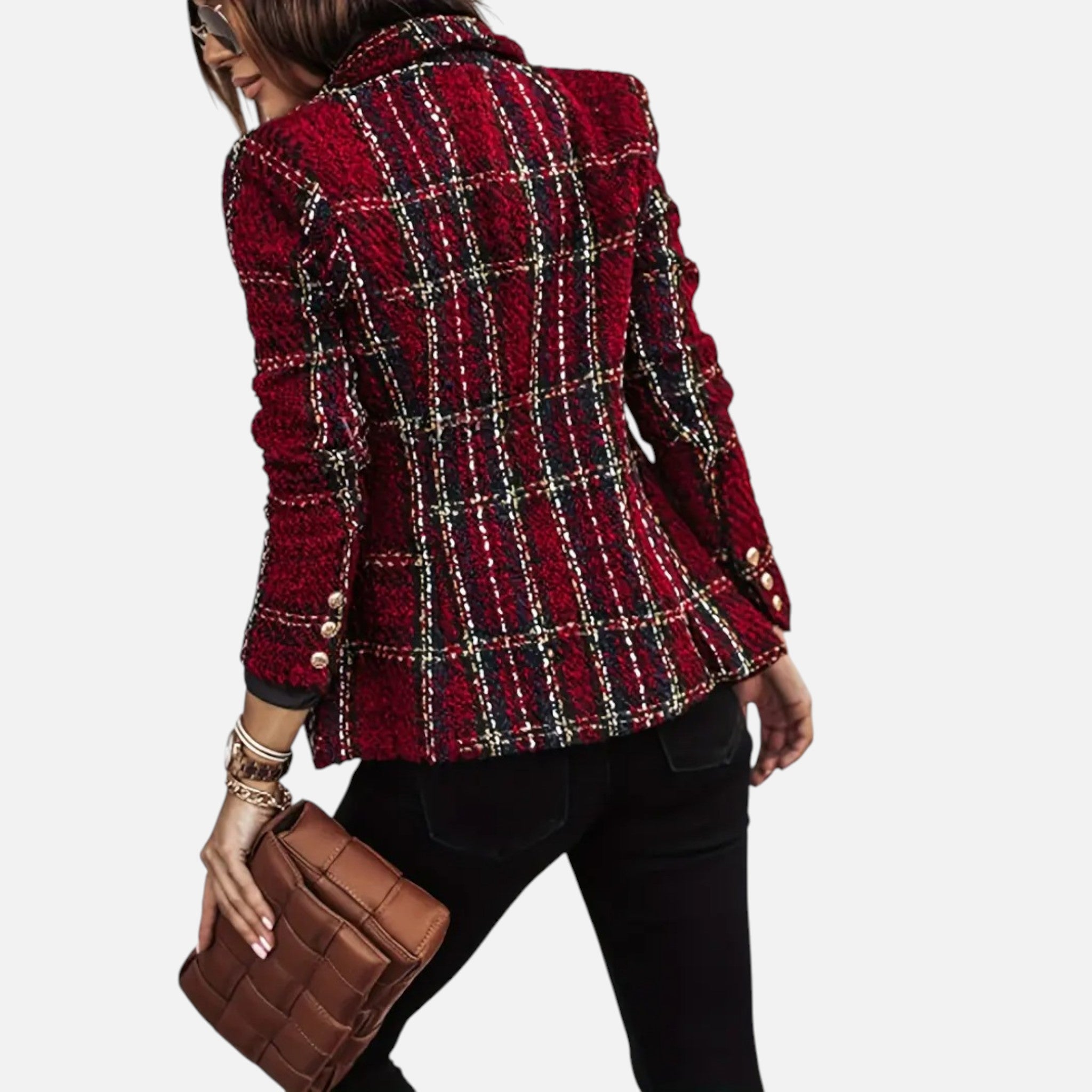 Maple & Bloom – Women’s Tweed Blazer