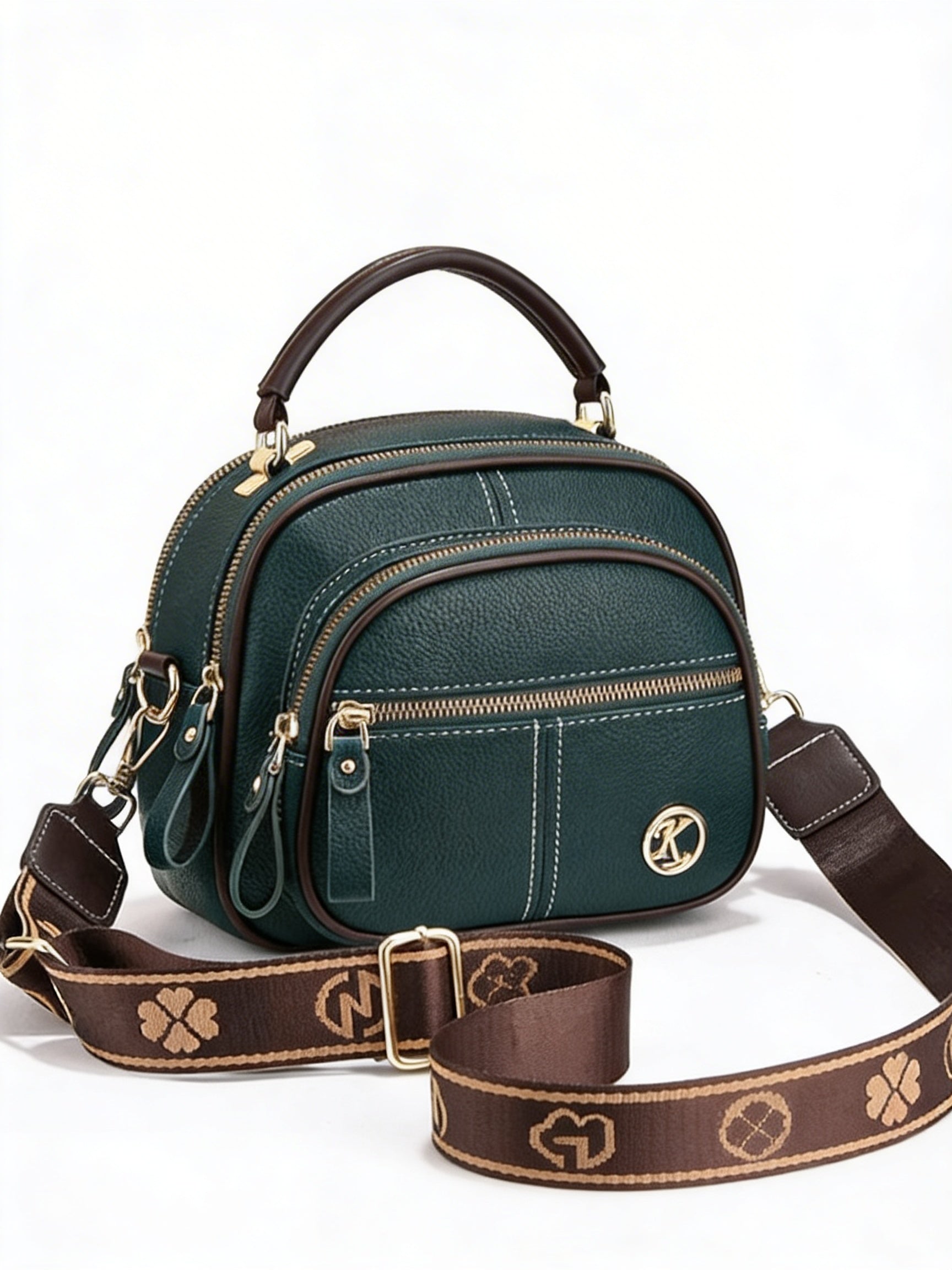 Maren | Women’s Crossbody Bag With Multiple Zipper Pockets And Defined Stitching | Urban