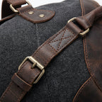 Mason | Unisex Duffel Bag With Front Flap Compartment And Buckle Strap | Functional