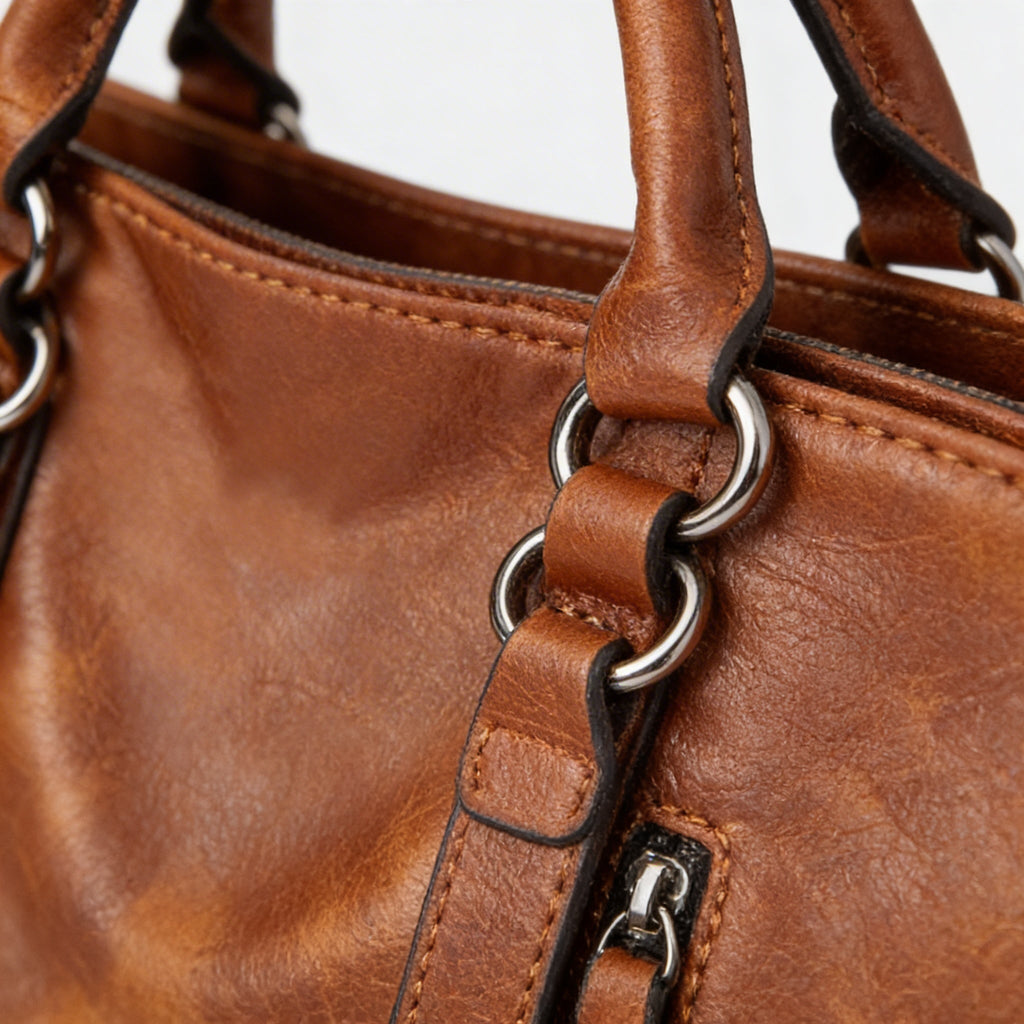 Mila | Women’s Tote Bag With Structured Design And Refined Stitch Accents | Elegant