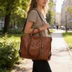 Mila | Women’s Tote Bag With Structured Design And Refined Stitch Accents | Elegant