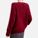 Mirelle | Women's Round-Neck Sweater With Ribbed Cuffs | Minimalist