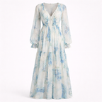 Nora | Women’s Formal Dress With Sheer Sleeves | Elegant