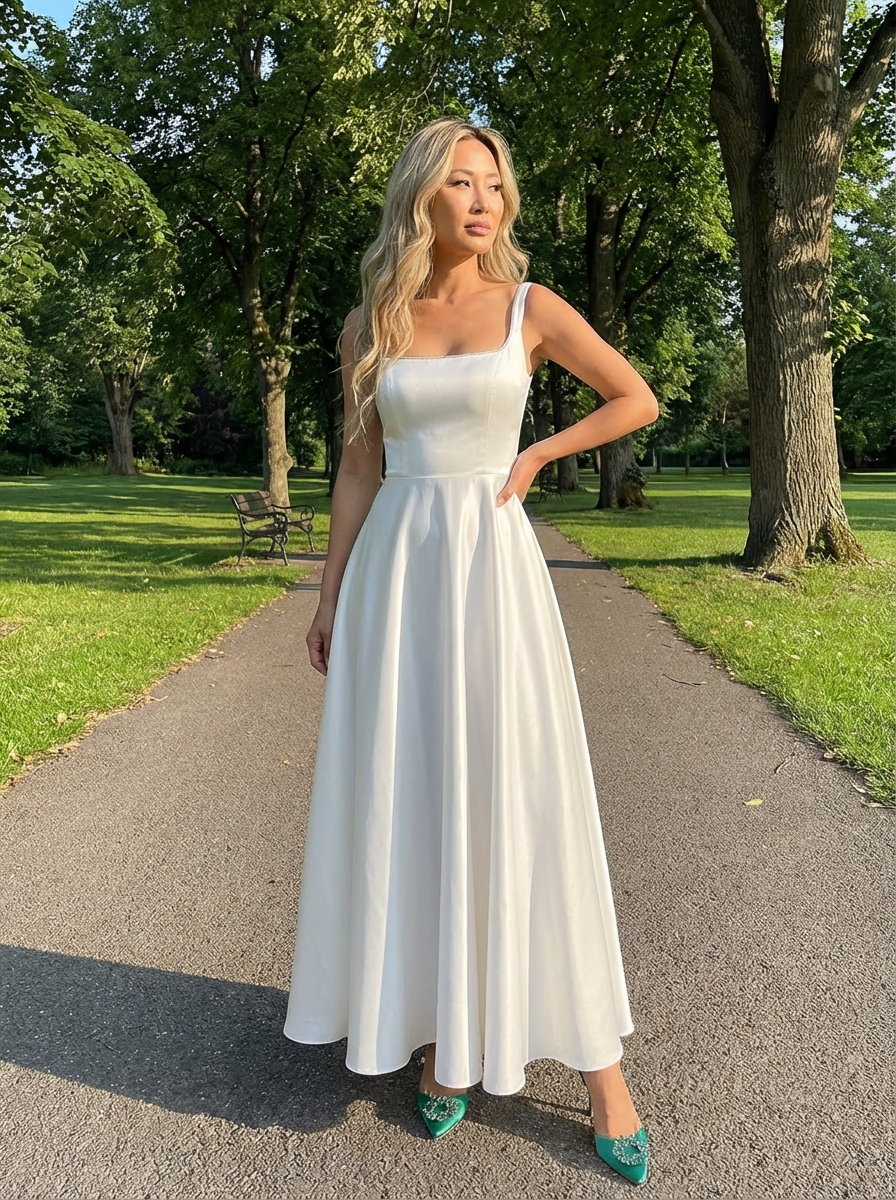 Patricia | Women Cocktail Dress With Elegant Structure And Soft Feminine Lines | Modern Elegance Style