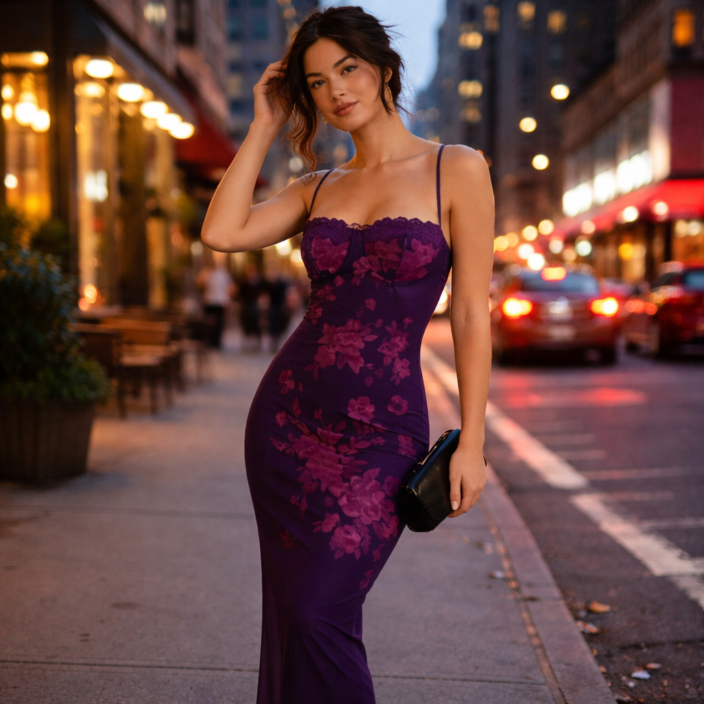 Peyton | Women Prom Dress With Sequin Bodice And Chiffon Skirt | Party Style GlamLooks