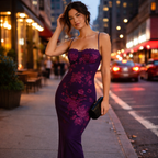 Peyton | Women Prom Dress With Sequin Bodice And Chiffon Skirt | Party Style GlamLooks