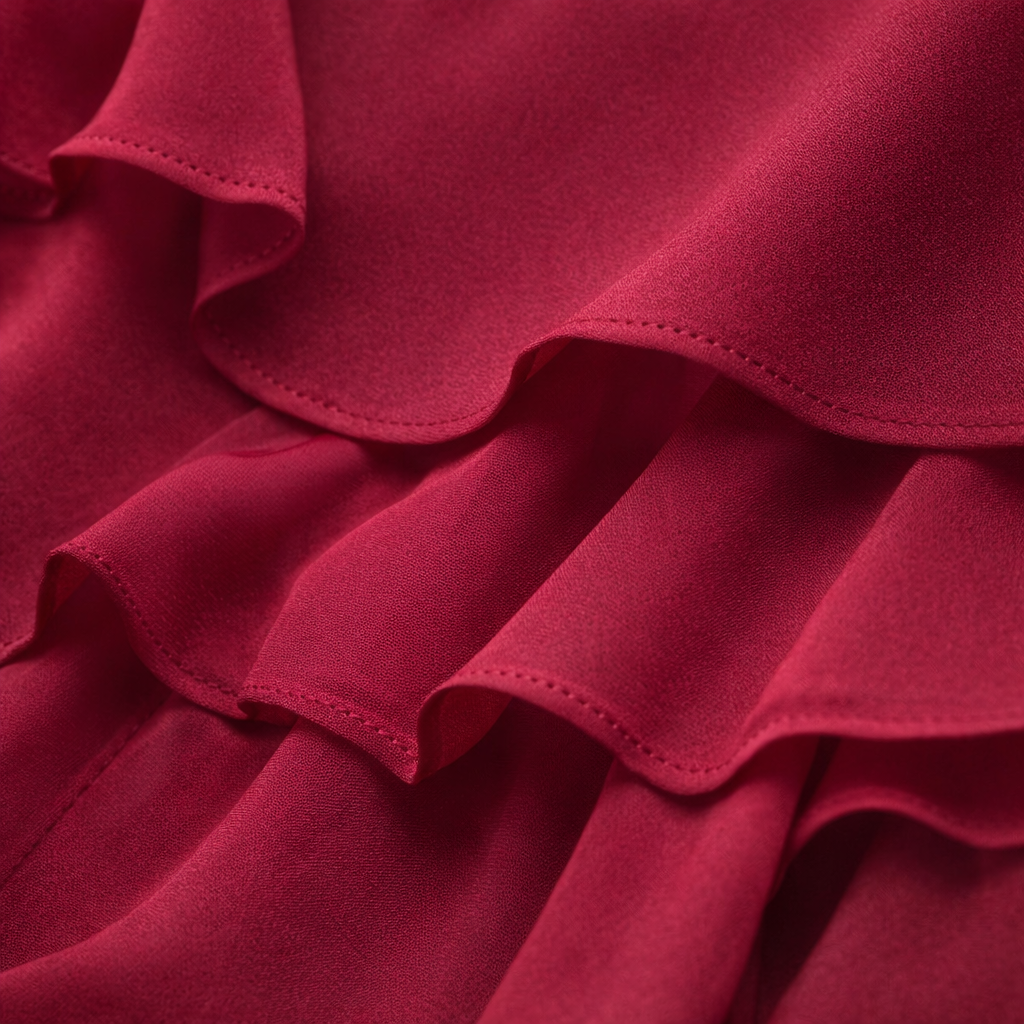 Quinlan | Women's Floral Dress With High Waist And Ruffle Layered Skirt | Elegant