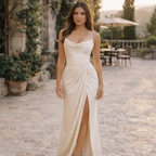 Romy | Women's Cocktail Dress With Off Shoulder Jersey Design And Elegant Maxi Silhouette | Party