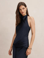 Romy | Women's Cocktail Dress With Off Shoulder Jersey Design And Elegant Maxi Silhouette | Party