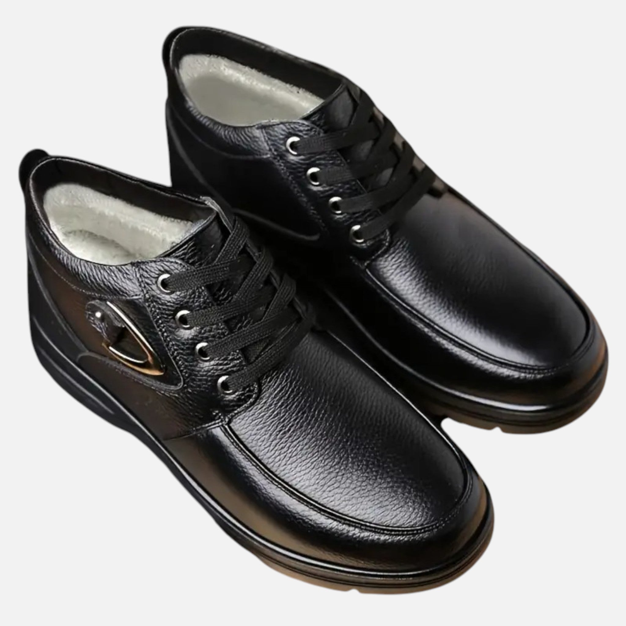 Rowan | Men's Boots With Lace Up Closure And Low Ankle Cut | Formal