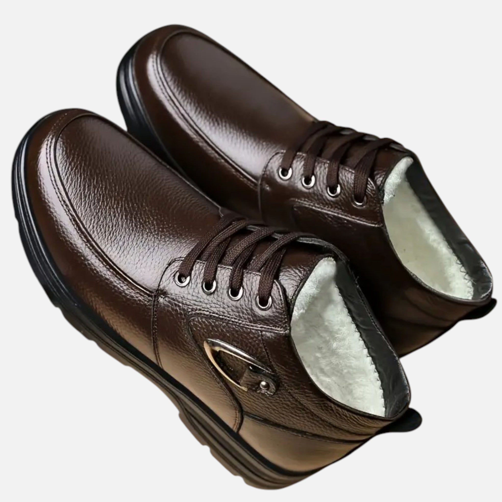 Rowan | Men's Boots With Lace Up Closure And Low Ankle Cut | Formal