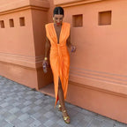 Selena | Women's Cocktail Dress With Draped Design And Elegant Midi Silhouette | Party