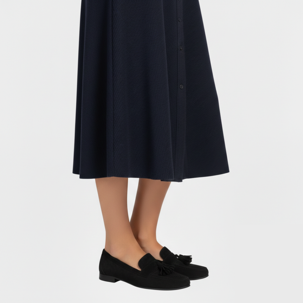 Seren | Women's Tassel Slip-On Flats With Slip On Design | Elegant