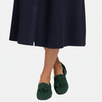 Seren | Women's Tassel Slip-On Flats With Slip On Design | Elegant