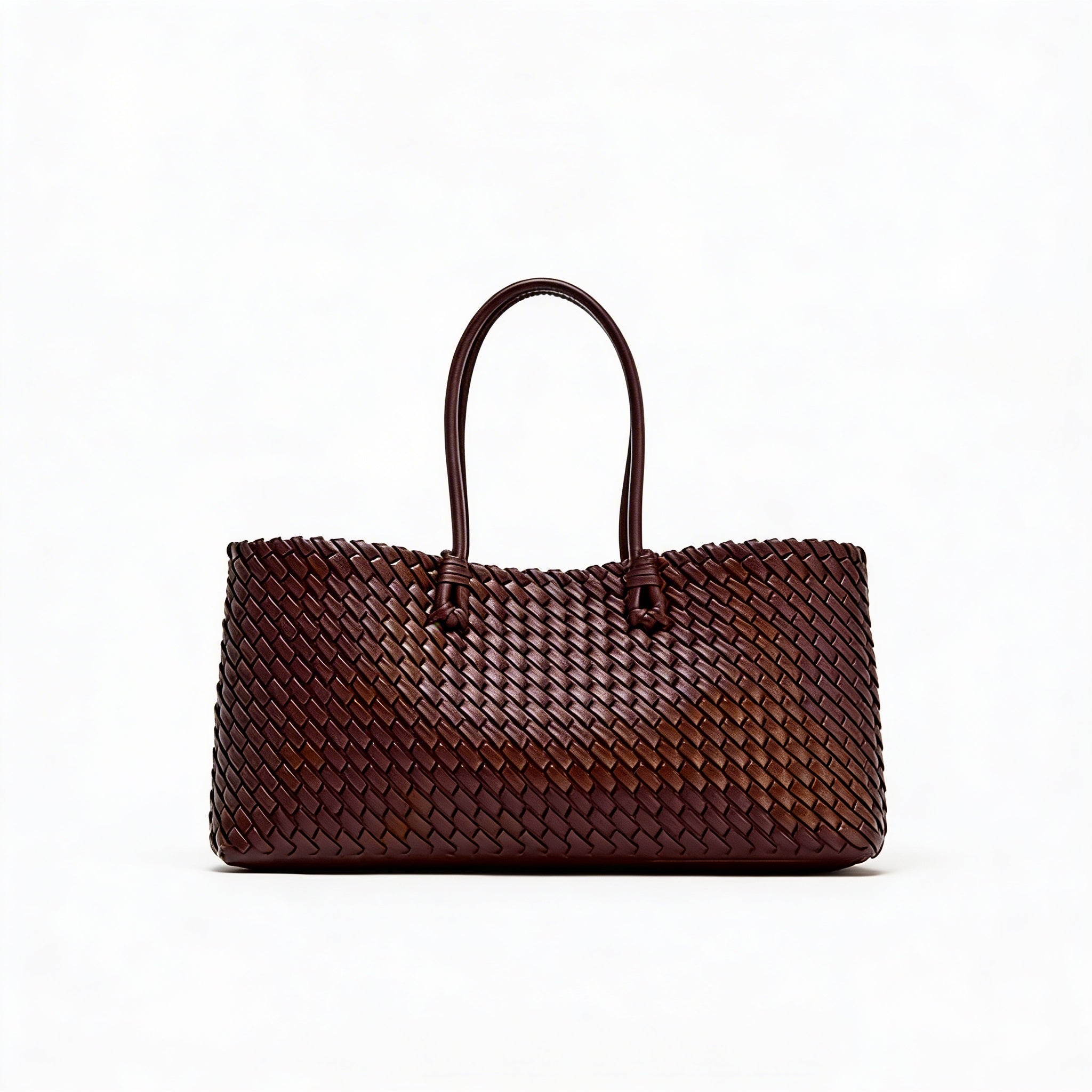 Sienna | Women’s Tote Bag With Intricate Woven Detail And Sleek Long Straps | Timeless