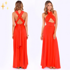 Signe | Women’s Graduation Dress With Plunge Neck And Wrap Tie Design | Elegant