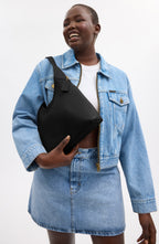 Sophia | Women's Shoulder Bag With Golden Hardware And Knotted Handle | Chic