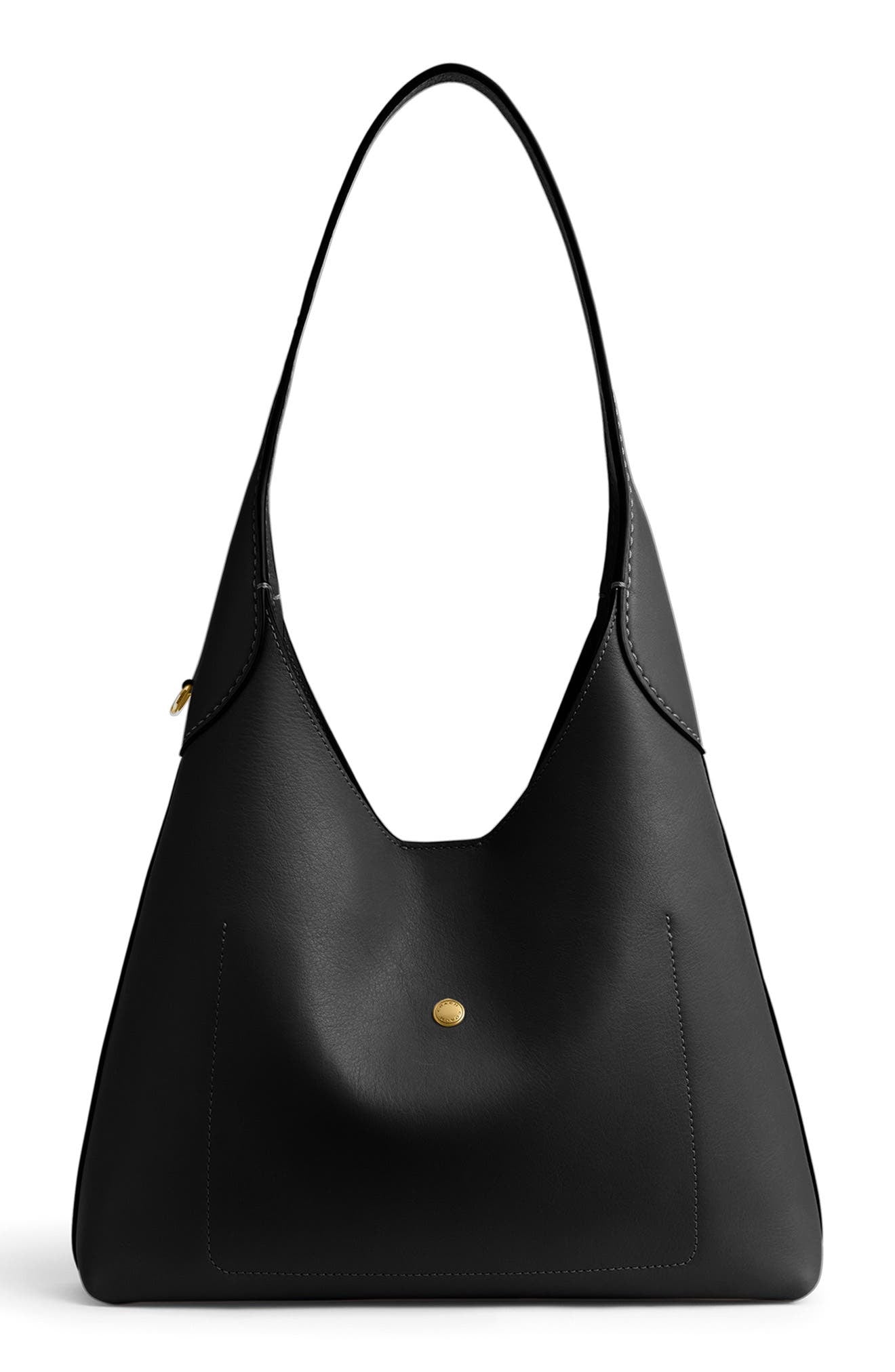 Sophia | Women's Shoulder Bag With Golden Hardware And Knotted Handle | Chic