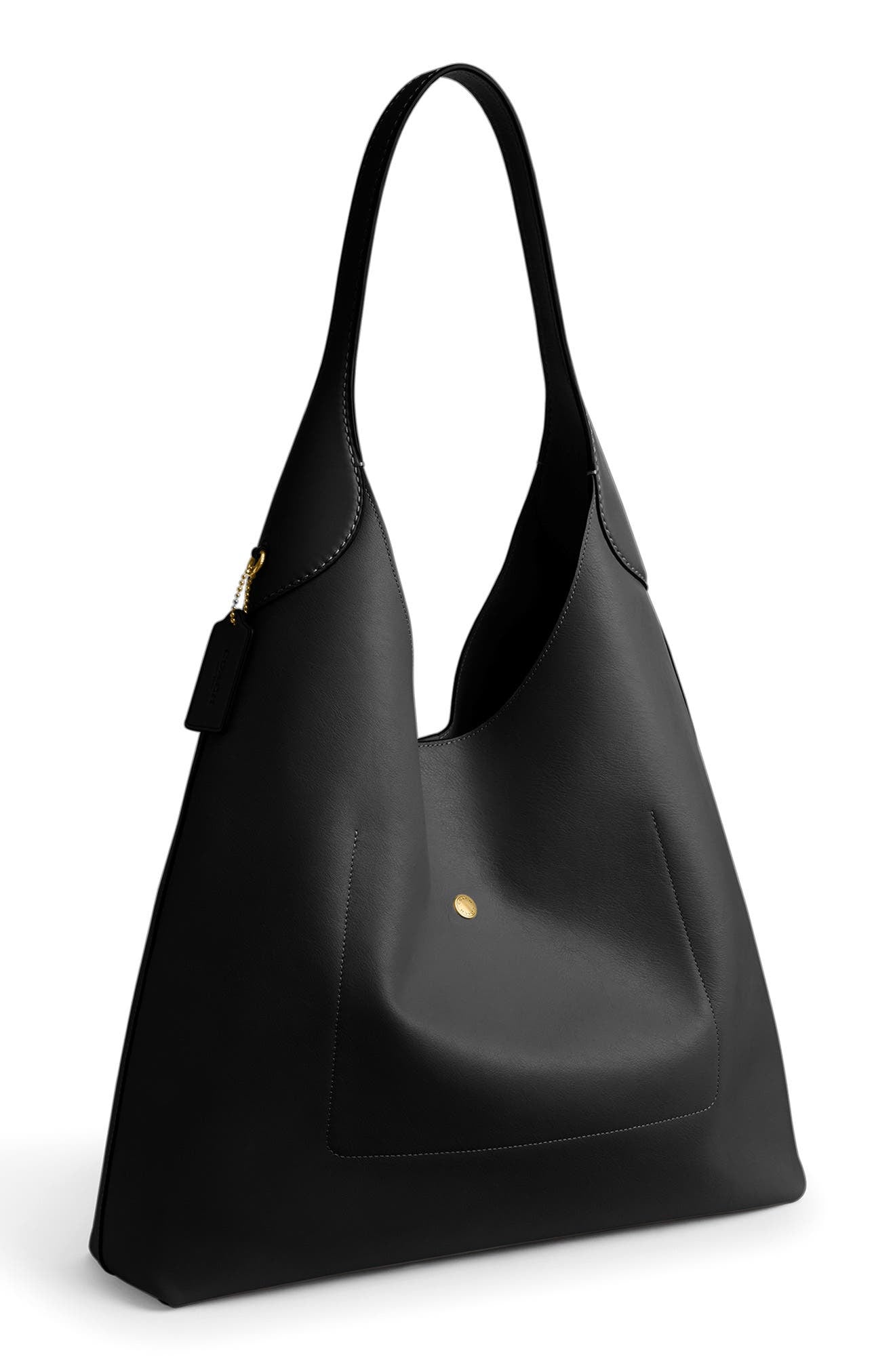 Sophia | Women's Shoulder Bag With Golden Hardware And Knotted Handle | Chic