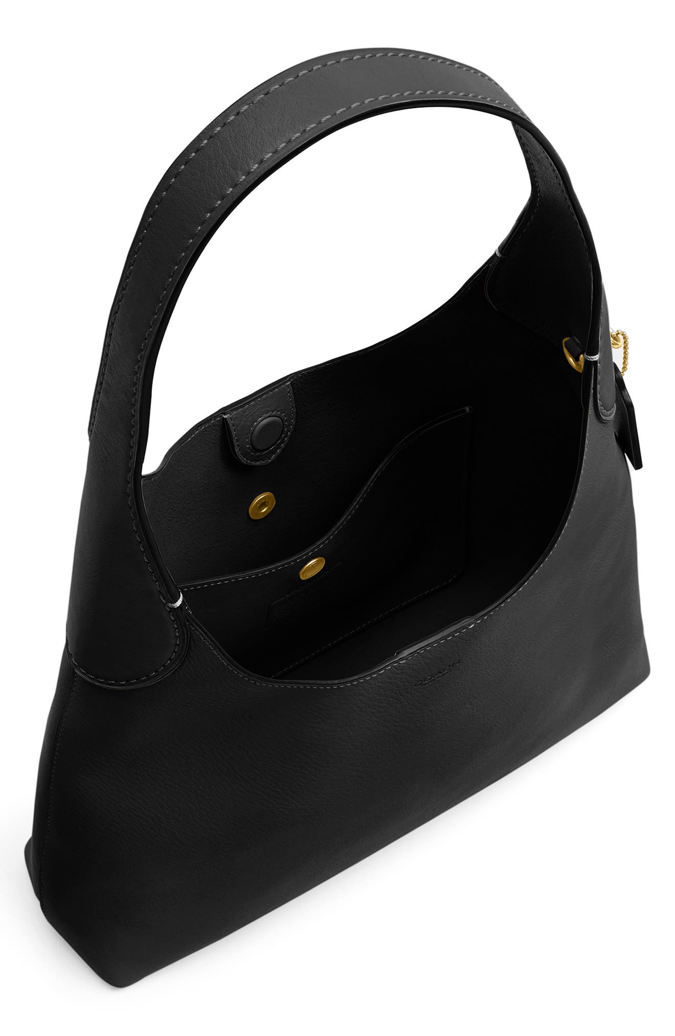 Sophia | Women's Shoulder Bag With Golden Hardware And Knotted Handle | Chic