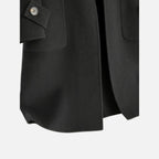 Sophia | Women's Trench Coat With Pockets And High Neck | Minimalist