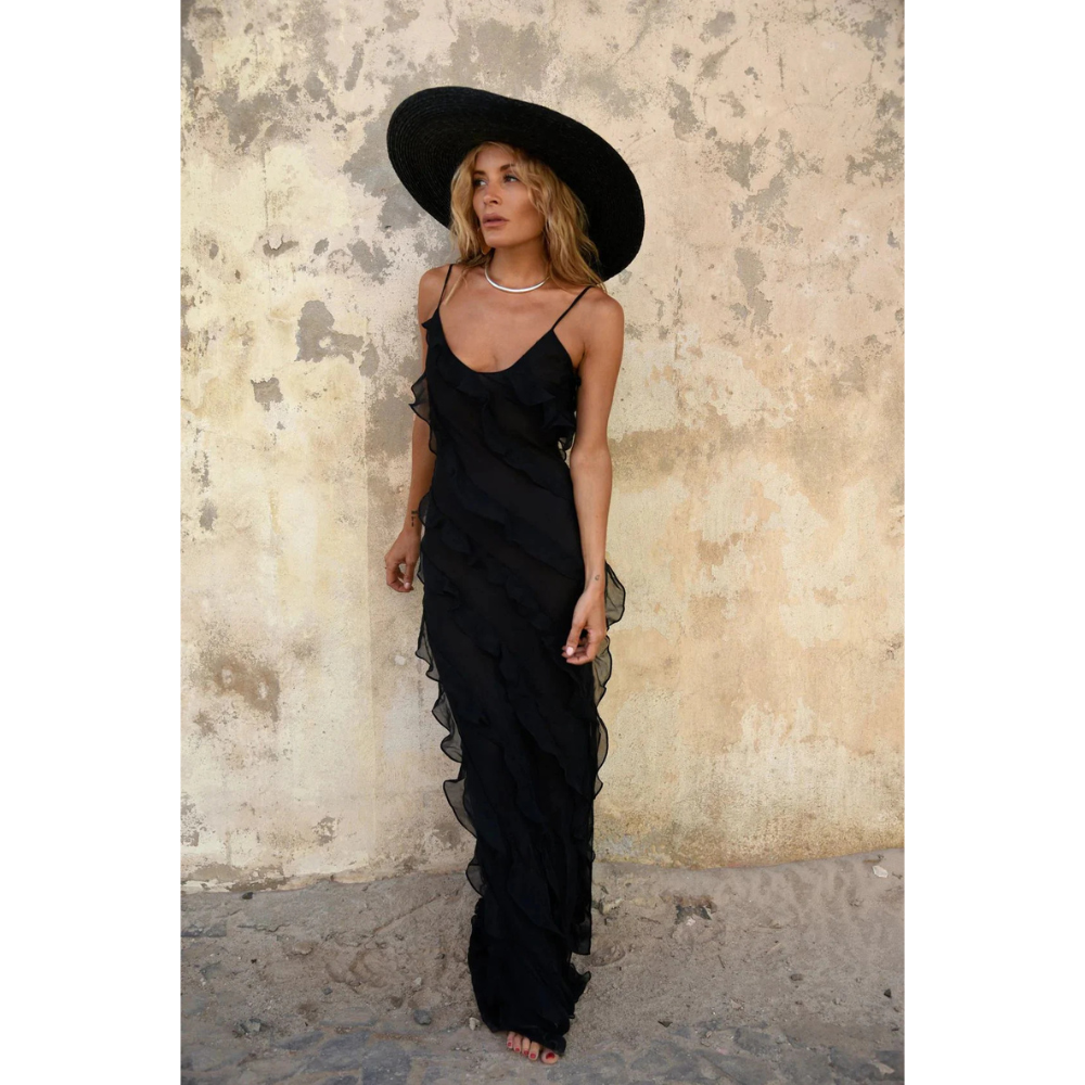 Susana | Women’s Graduation Dress With Ruffle Layers | Elegant