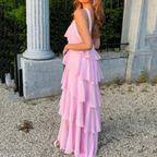 Valentina | Women’s Graduation Dress With Ruffle Layers | Elegant