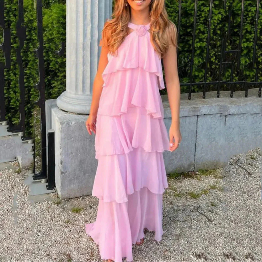 Valentina | Women’s Graduation Dress With Ruffle Layers | Elegant