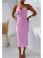 Valerie | Women’s Strapless Summer Dress With Sweetheart Neckline | Sculpted