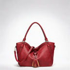 Vera | Women’s Crossbody Bag With Tassel Accent And Bold Stitch Detailing | Modern